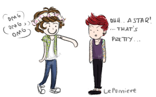 500x312 larry stylinson drawings yes louis tomlinson harry - Larry Stylinson Drawings