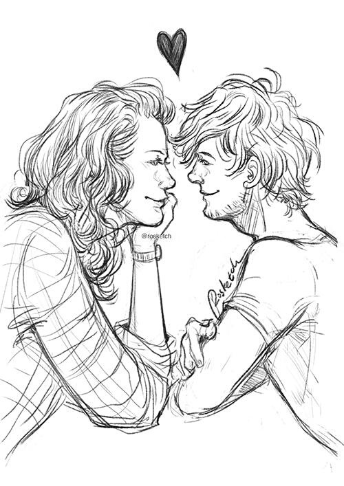 500x707 Nobody Loves You, Baby, The Way I On We Heart It - Larry Stylinson Drawings