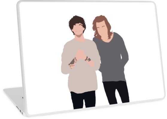 558x400 Larry Stylinson Laptop Skins - Larry Stylinson Drawings