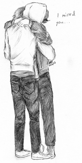 312x623 louis tomlinson harry styles larry stylinson one direction love my - Larry Stylinson Drawings