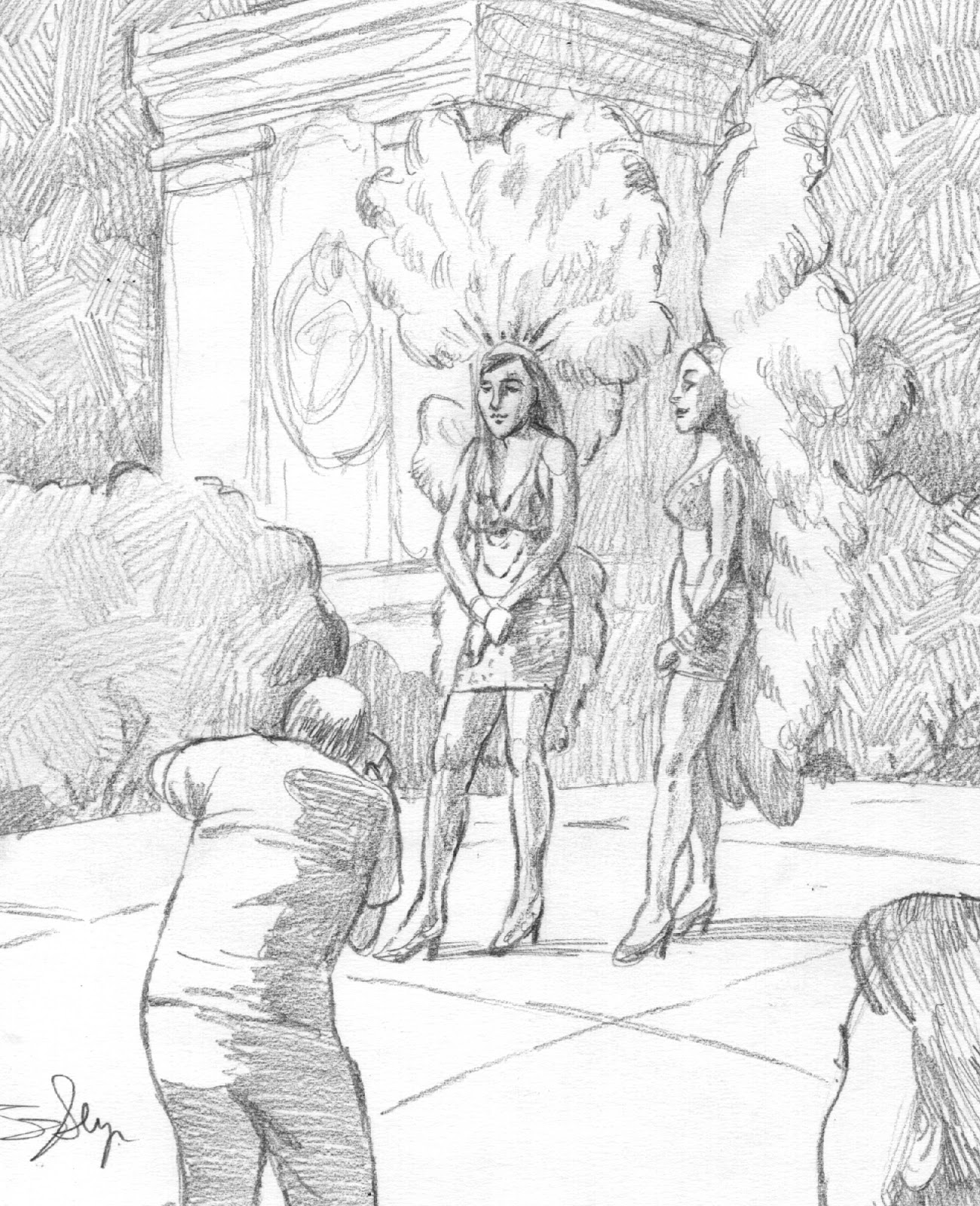 1300x1600 Lester's Drawing A Day - Las Vegas Drawing