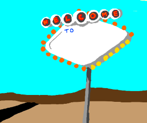 300x250 a blank las vegas sign drawing - Las Vegas Sign Drawing