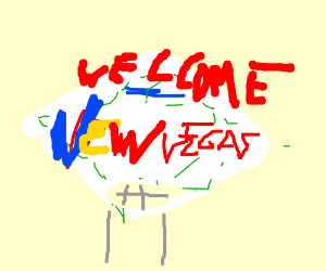 300x250 las vegas sign drawing - Las Vegas Sign Drawing