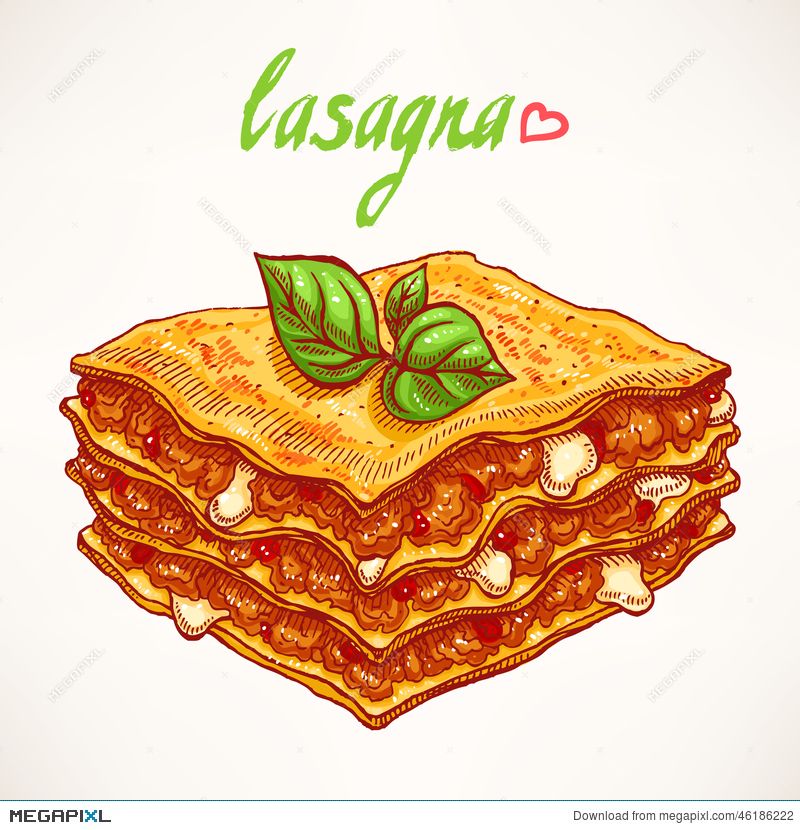 800x830  - Lasagna Drawing