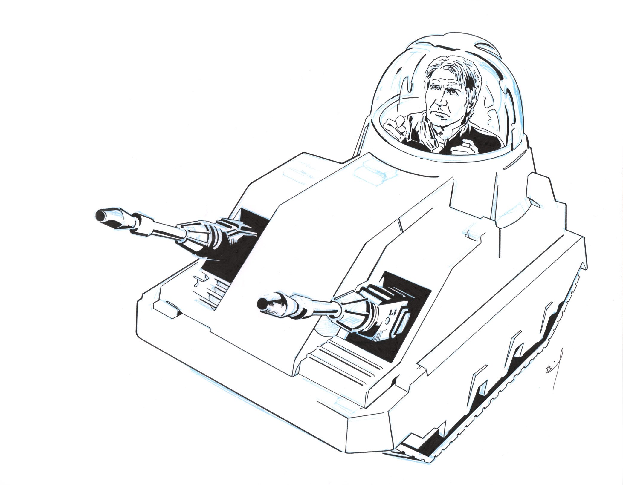 2084x1624 laser original ink drawing brandon bird - Laser Drawing