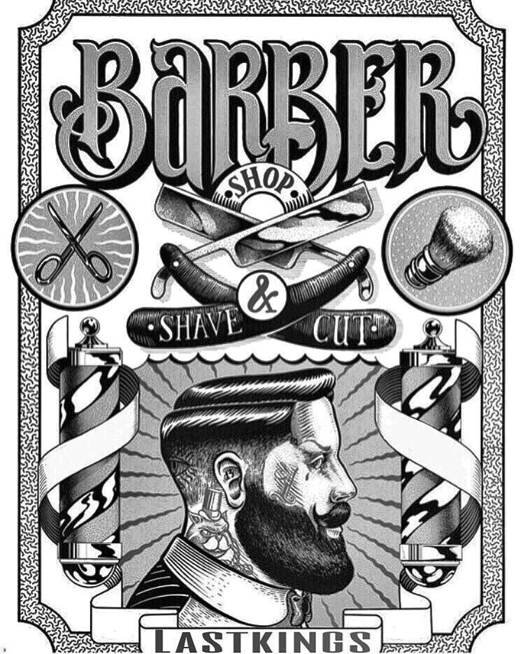 748x935 last kings barbers on twitter is an art the art - Last Kings Drawing