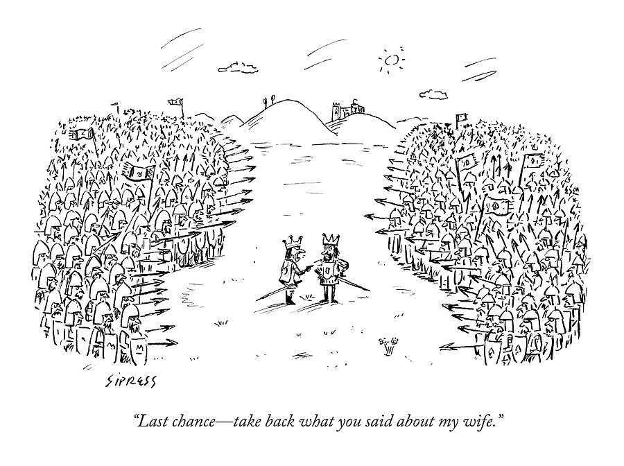 900x672 two kings with armies about to face off drawing - Last Kings Drawing