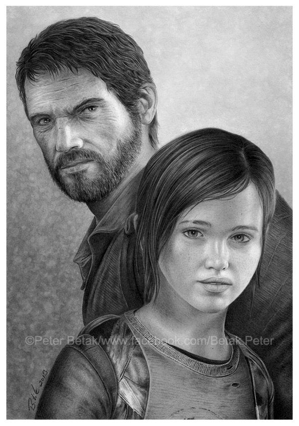 600x855 The Last Of Us Drawing - Last Of Us Drawing