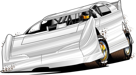 550x304 dirt late model clipart - Late Model Drawing.