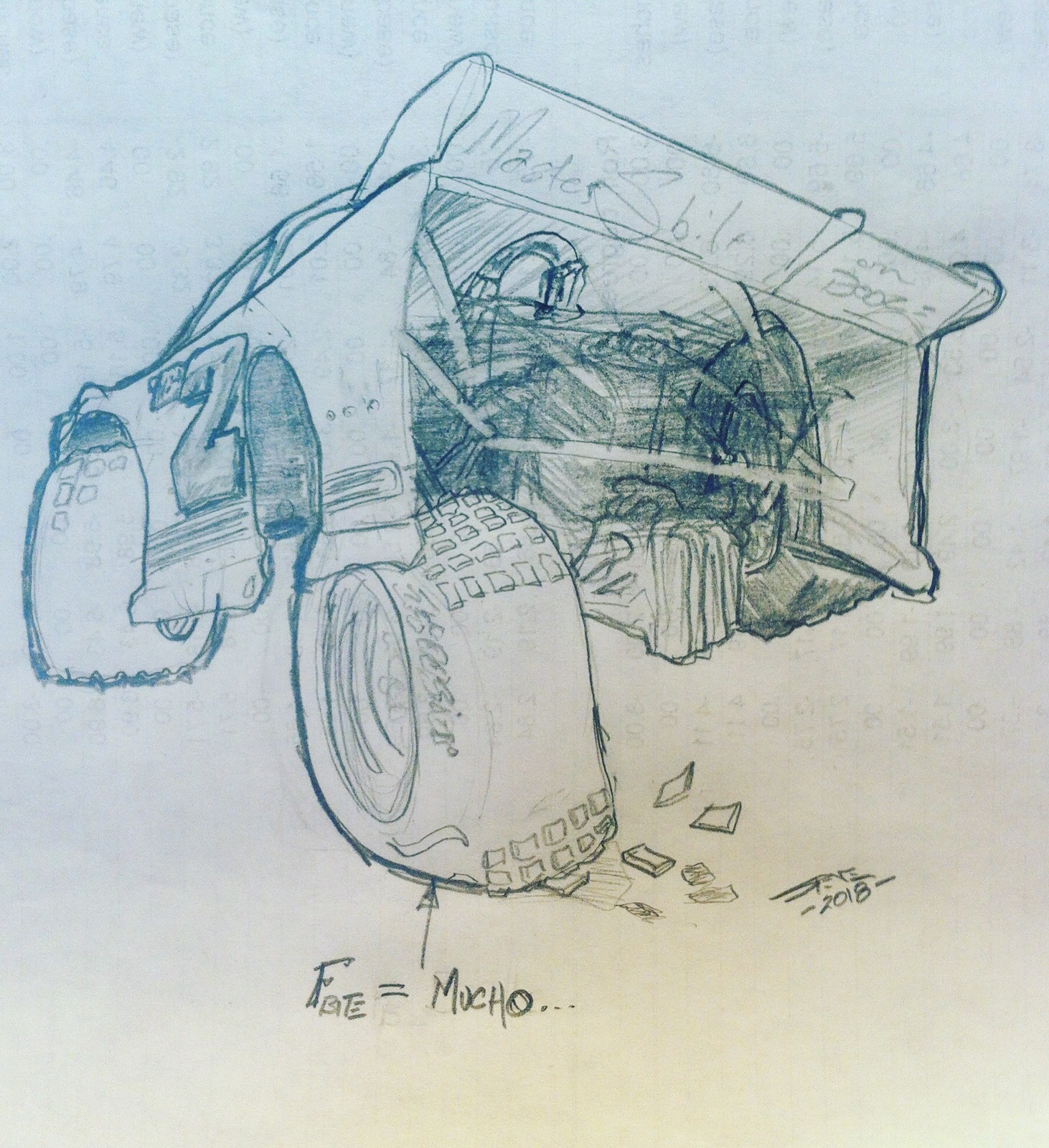 1462x1601 dirt late model art - Late Model Drawing