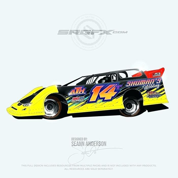 700x700 images of late model race car template free templates download - Late Model Drawing