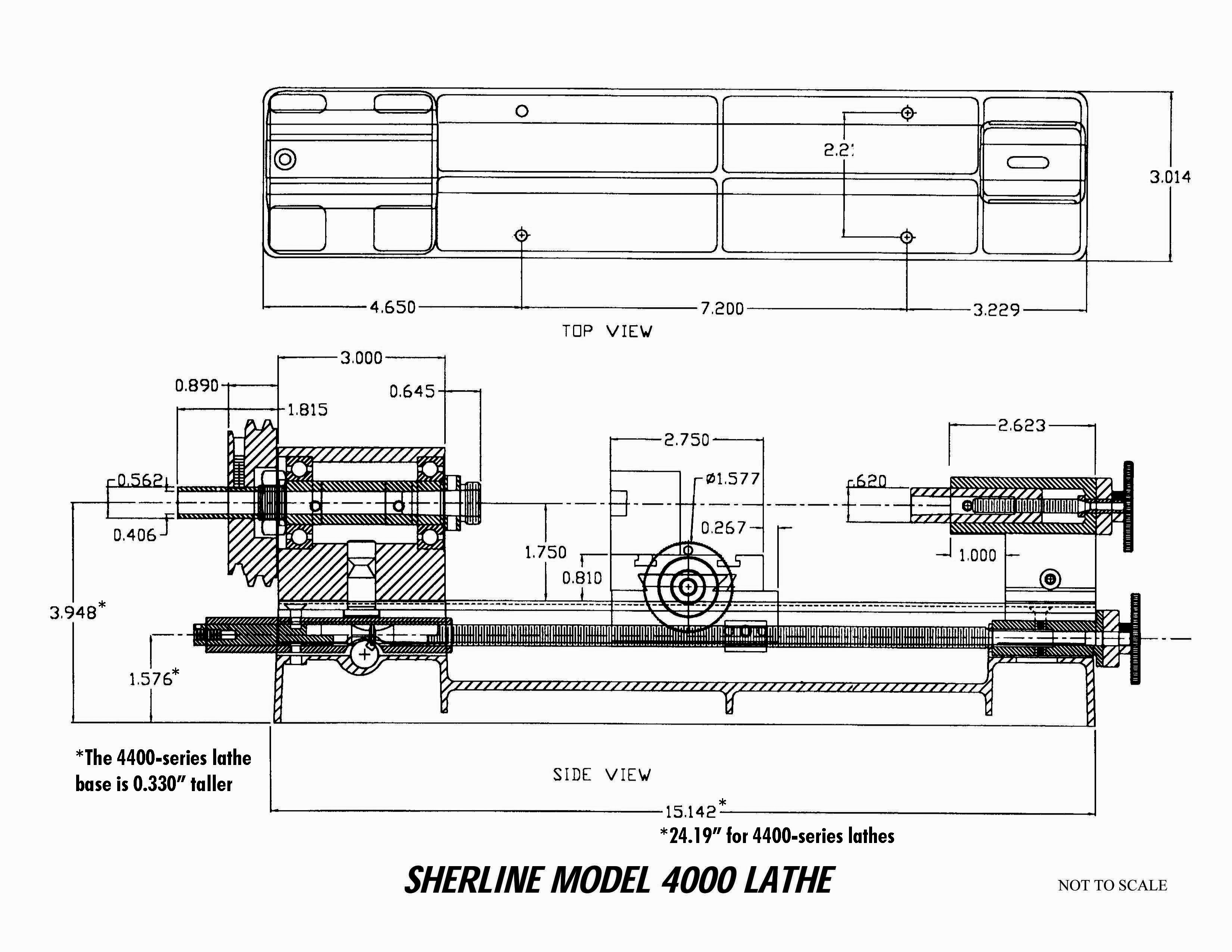 lathe cad model