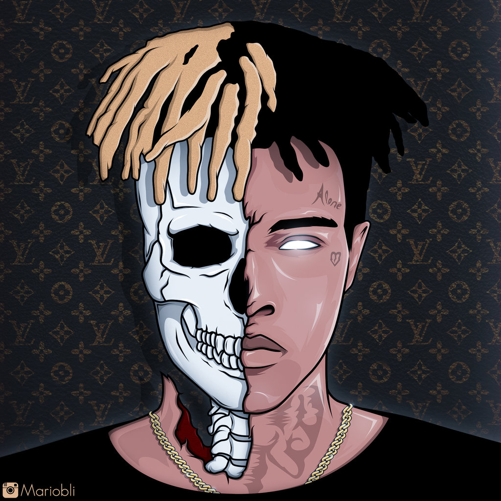 Xxxtentacion paintings search result at PaintingValley.com