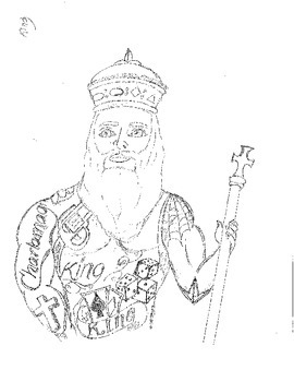 270x350 charlemagne latin king drawing - Latin King Drawings