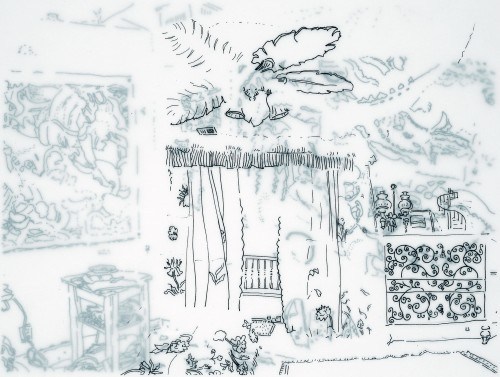 500x377 illusion and immersion drawings - Latino Drawings