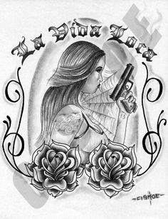 236x308 best chicano art images in skulls, drawings, chicano art - Latino Drawings