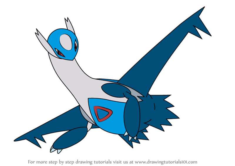 800x565 Learn How To Draw Latios From Pokemon - Latios And Latias Drawing