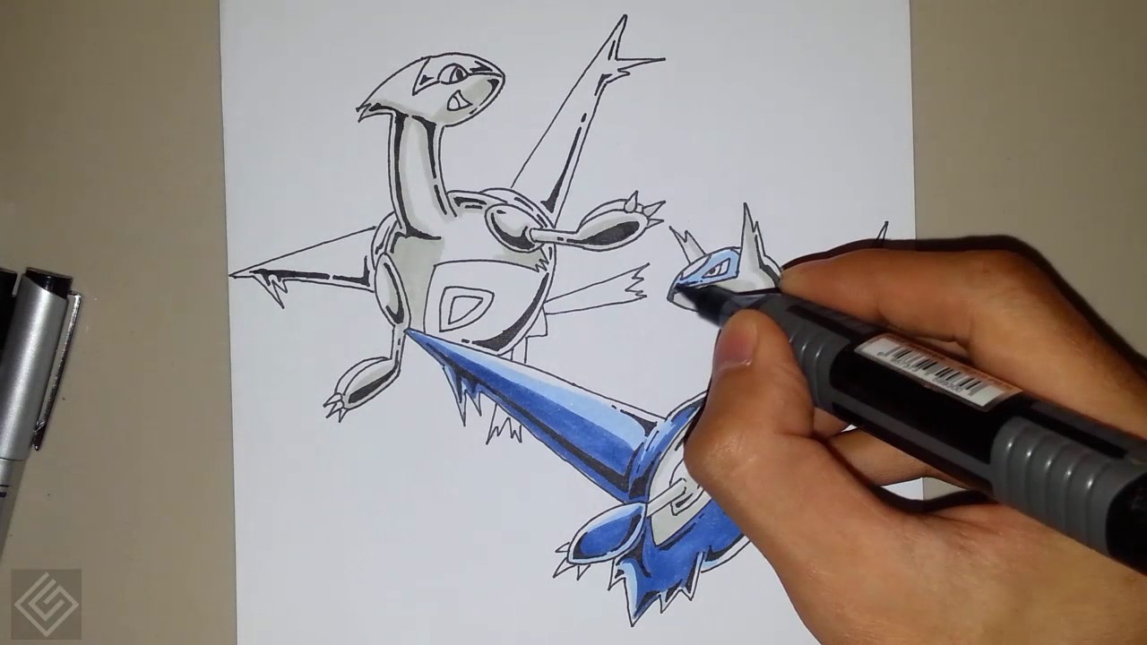 1280x720 Legendary Eon Duo Pokemon - Latios And Latias Drawing