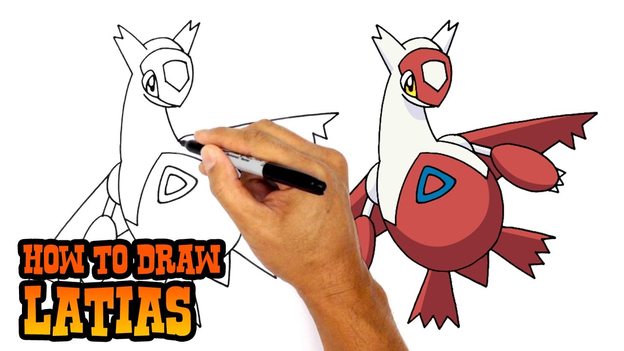 1280x720 How To Draw Pokemon Latias - Latios And Latias Drawing