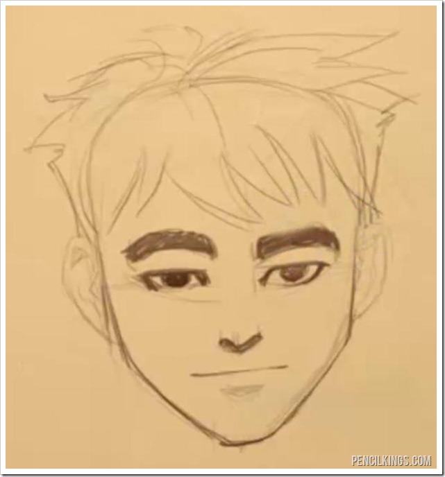 641x688 it's no joke how to draw a laughing face easily - Laughing Drawing