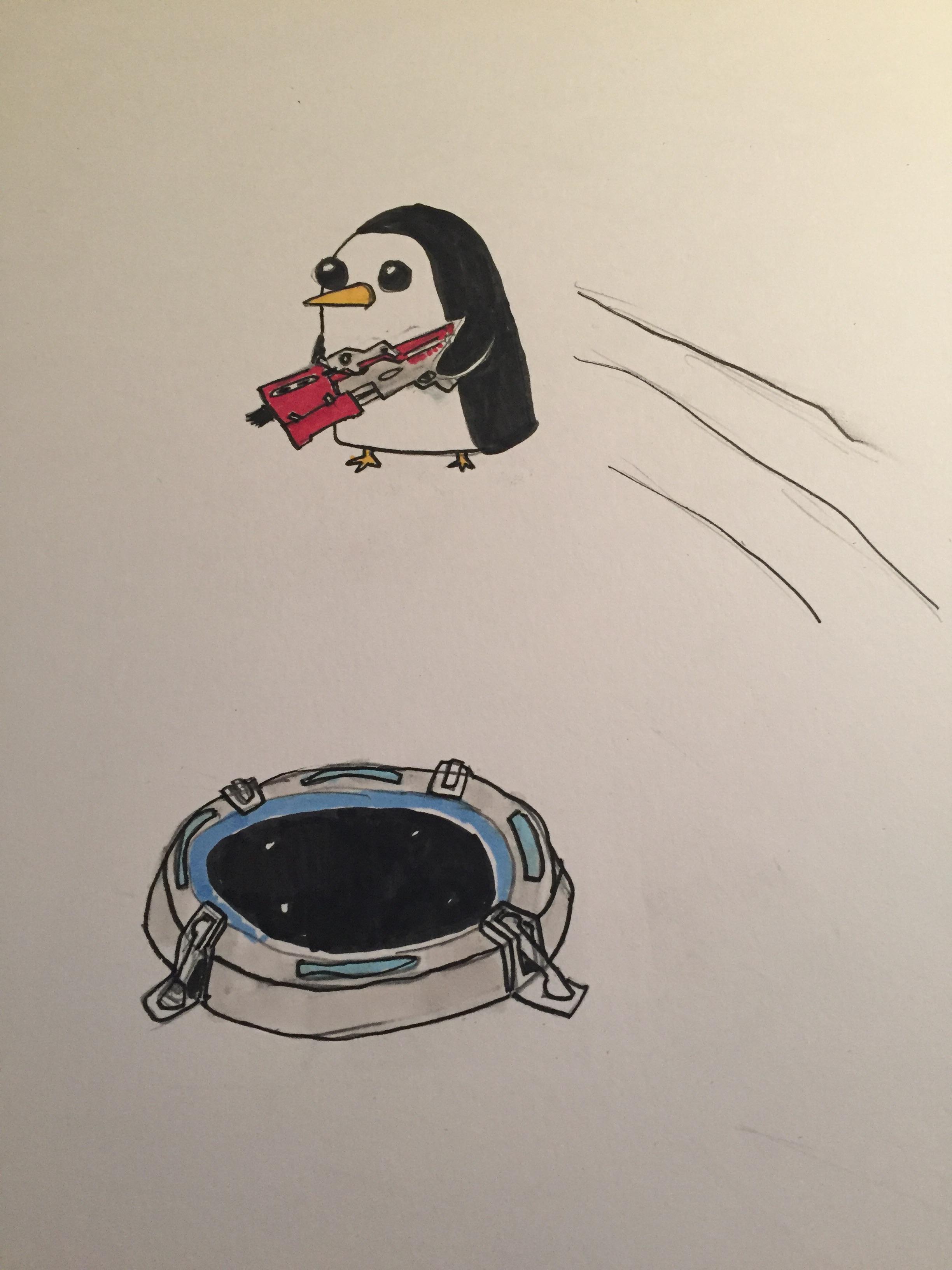 2448x3264 Hunter Holding A Tactical Shotgun Jumping Onto A Launchpad! Drawn - Launchpad Drawing