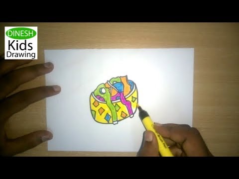 480x360 How To Draw A Laundry Basket Easy Step - Laundry Basket Drawing