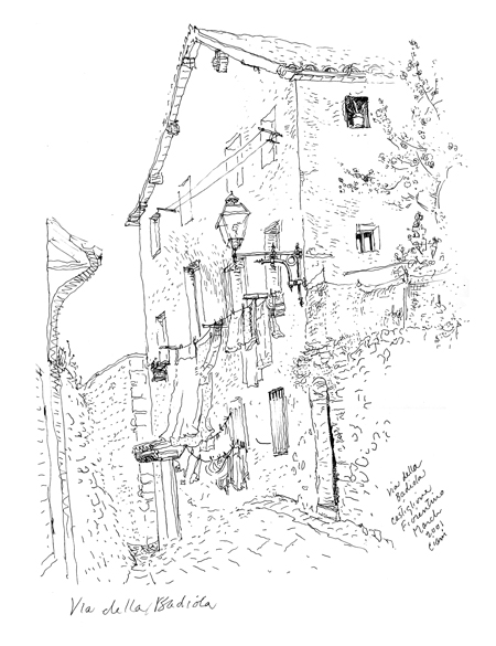 450x585 vine drawings, laundry, sketches mary ciani - Laundry Drawings