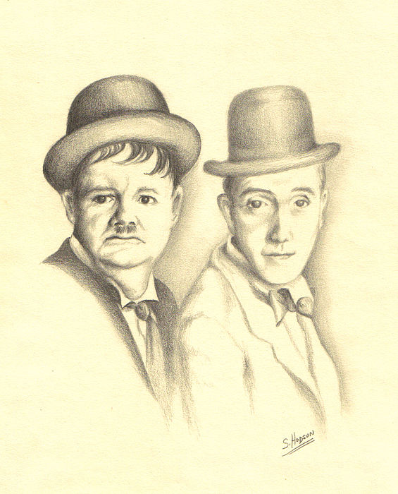 565x700 laurel and hardy drawing - Laurel And Hardy Drawing