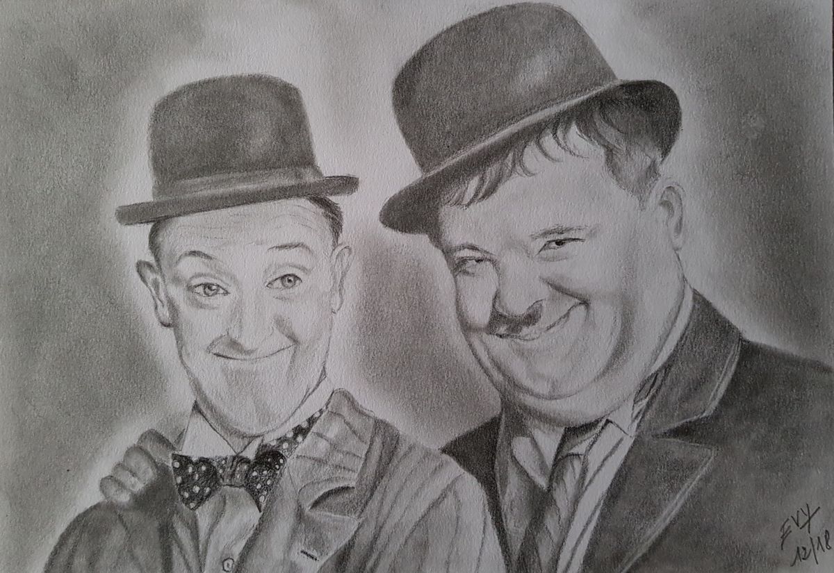 1200x825 laurel et hardy drawing - Laurel And Hardy Drawing
