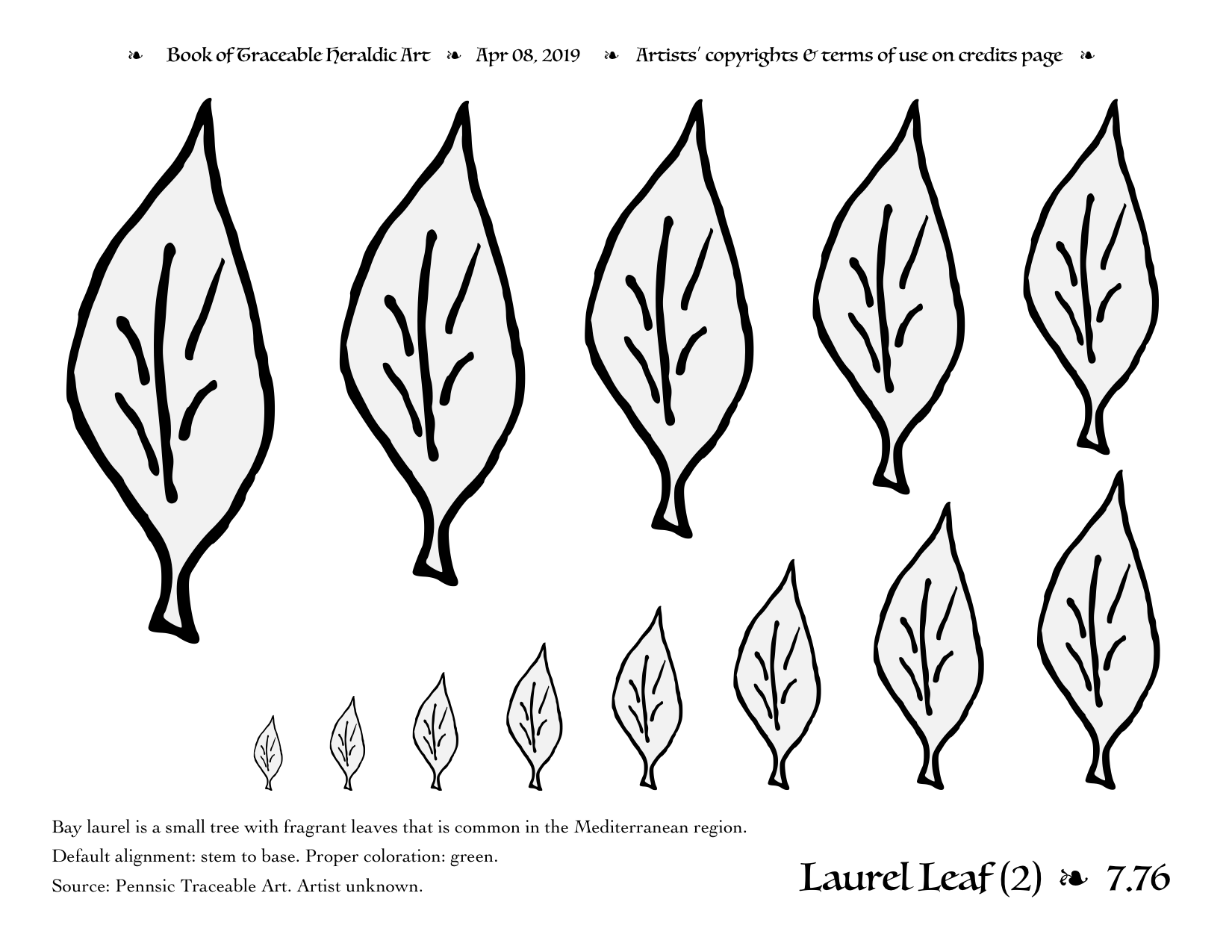 1650x1275 Laurel - Laurel Leaf Drawing
