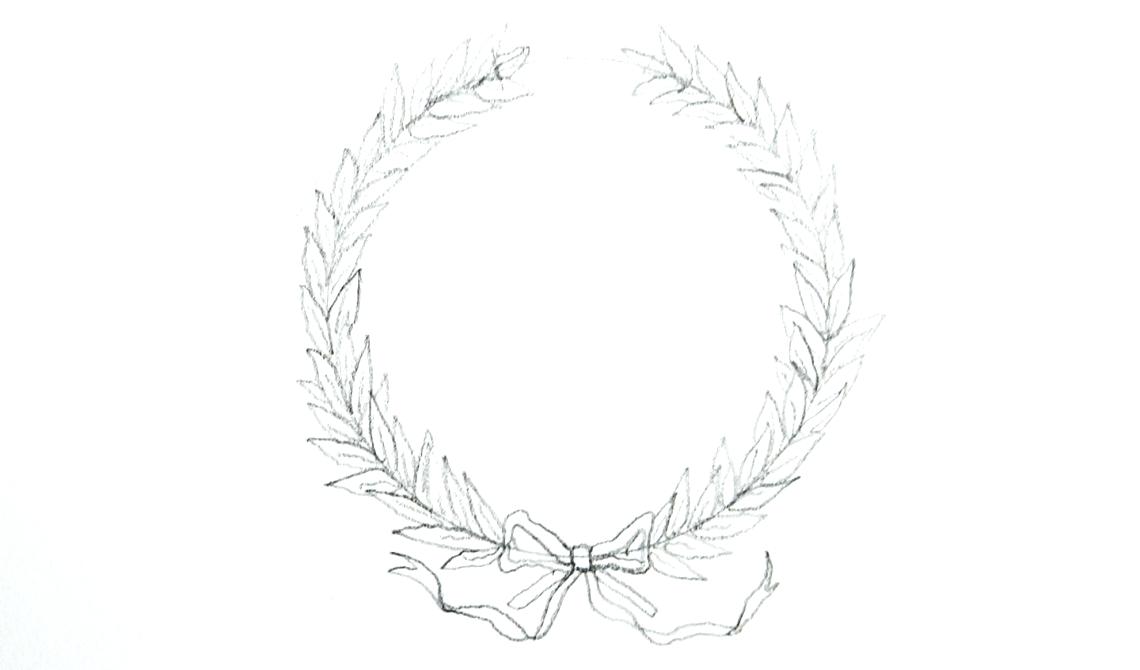 1140x670 Wreath Drawing Ways To Draw Laurel Wreaths The Knock Christmas - Laurel Wreath Drawing