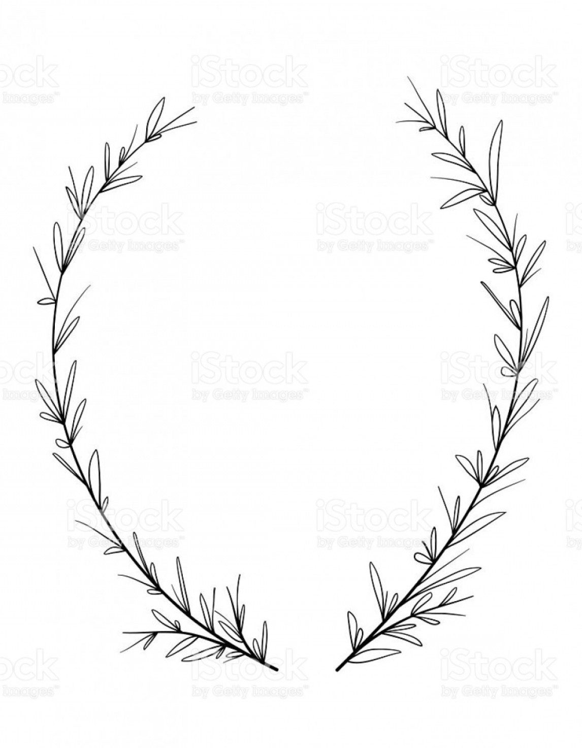 1146x1473 Hand Drawn Decorative Laurel Wreath Gm Soidergi - Laurel Wreath Drawing