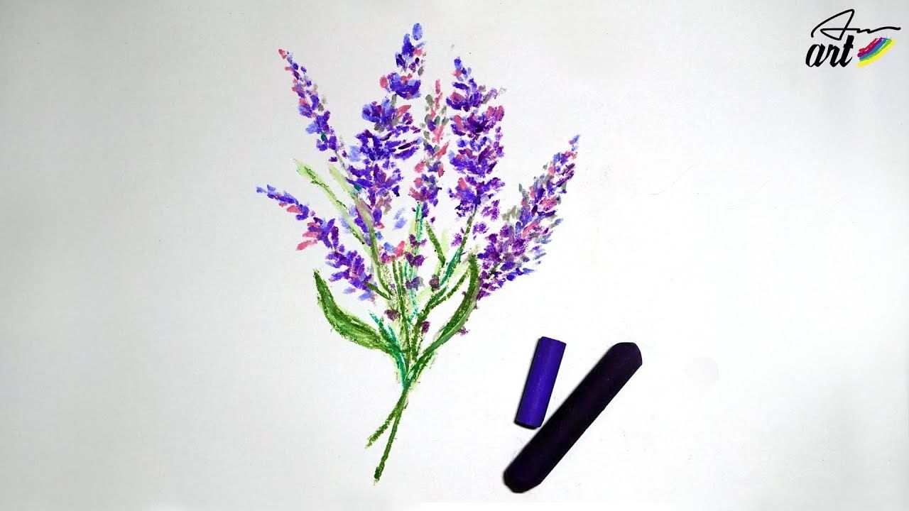 1280x720 Flowers Drawing - Lavender Flower Drawing