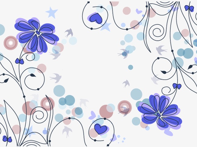 650x487 Lavender Line Drawing Pattern Background Decoration, Line Vector - Lavender Line Drawing