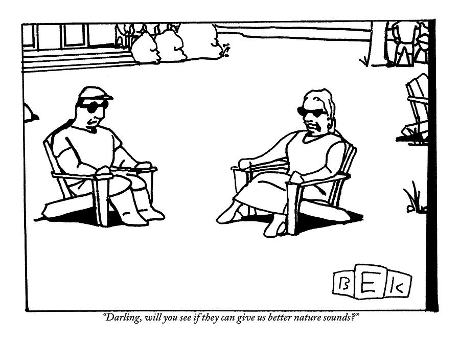 900x667 A Couple Are Sitting And Talking On Lawn Chairs Drawing - Lawn Chair Drawing