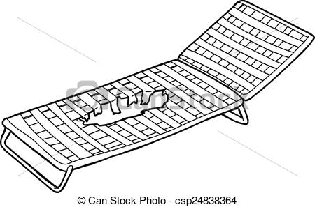 450x297 damaged deck chair outline outline drawing of damaged deck chair - Lawn Chair Drawing