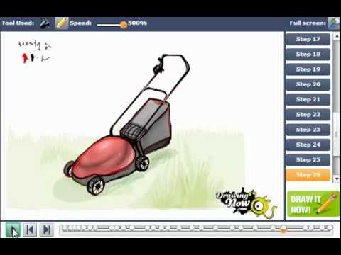 480x360 how to draw a lawn mower - Lawn Mower Drawing