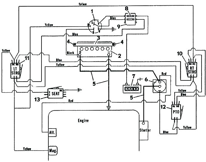 690x542 mercury ignition wire diagram gallery of lawn mower wiring diagram - Lawn Mower Drawing