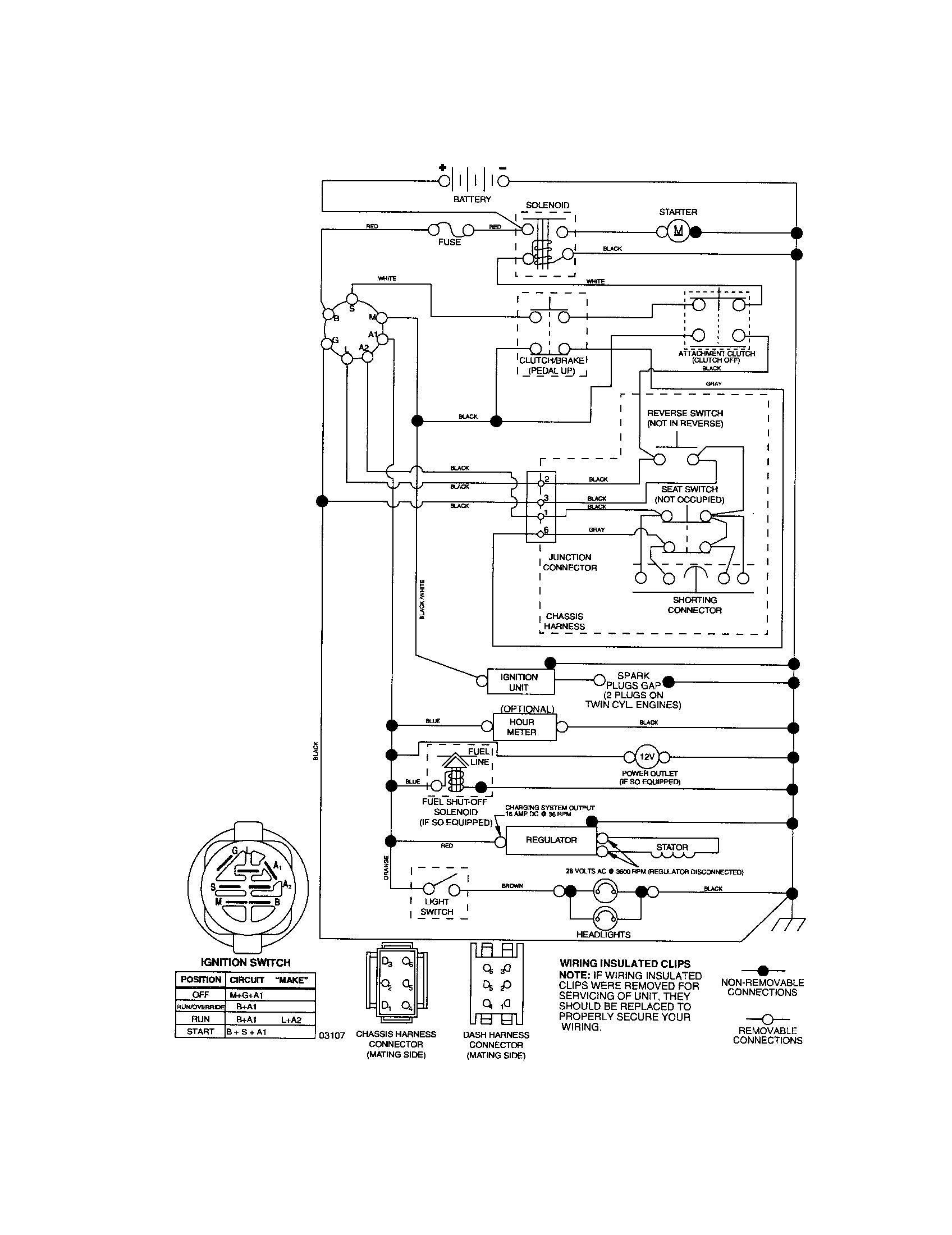 1696x2200 craftsman riding mower electrical diagram wiring diagram - Lawn Mower Drawing