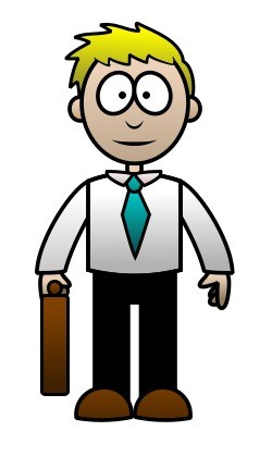 250x419 how to draw a cartoon lawyer step - Lawyer Drawing
