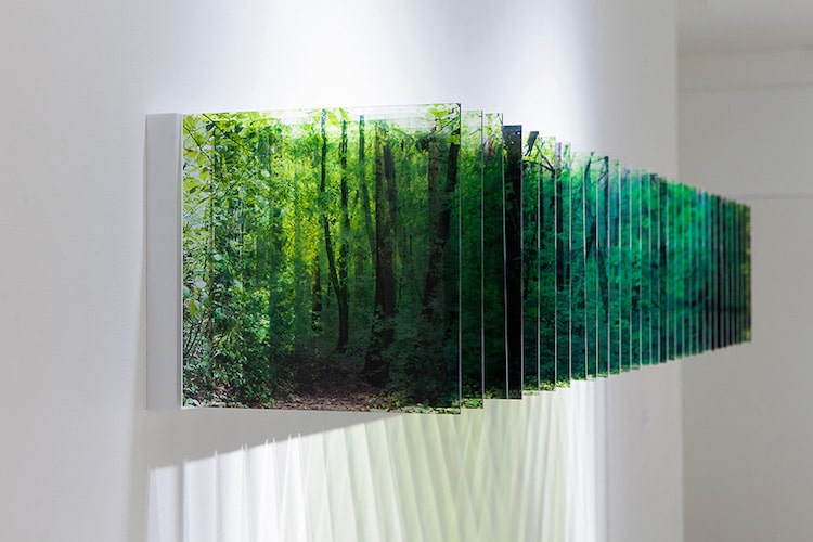 750x500 Layer Drawing Installation Creates D Environments With Photos - Layer Drawing
