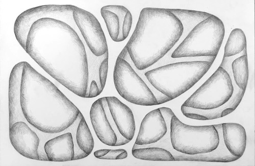 500x325 Value Drawing Holes And Layers Art Lesson - Layer Drawing