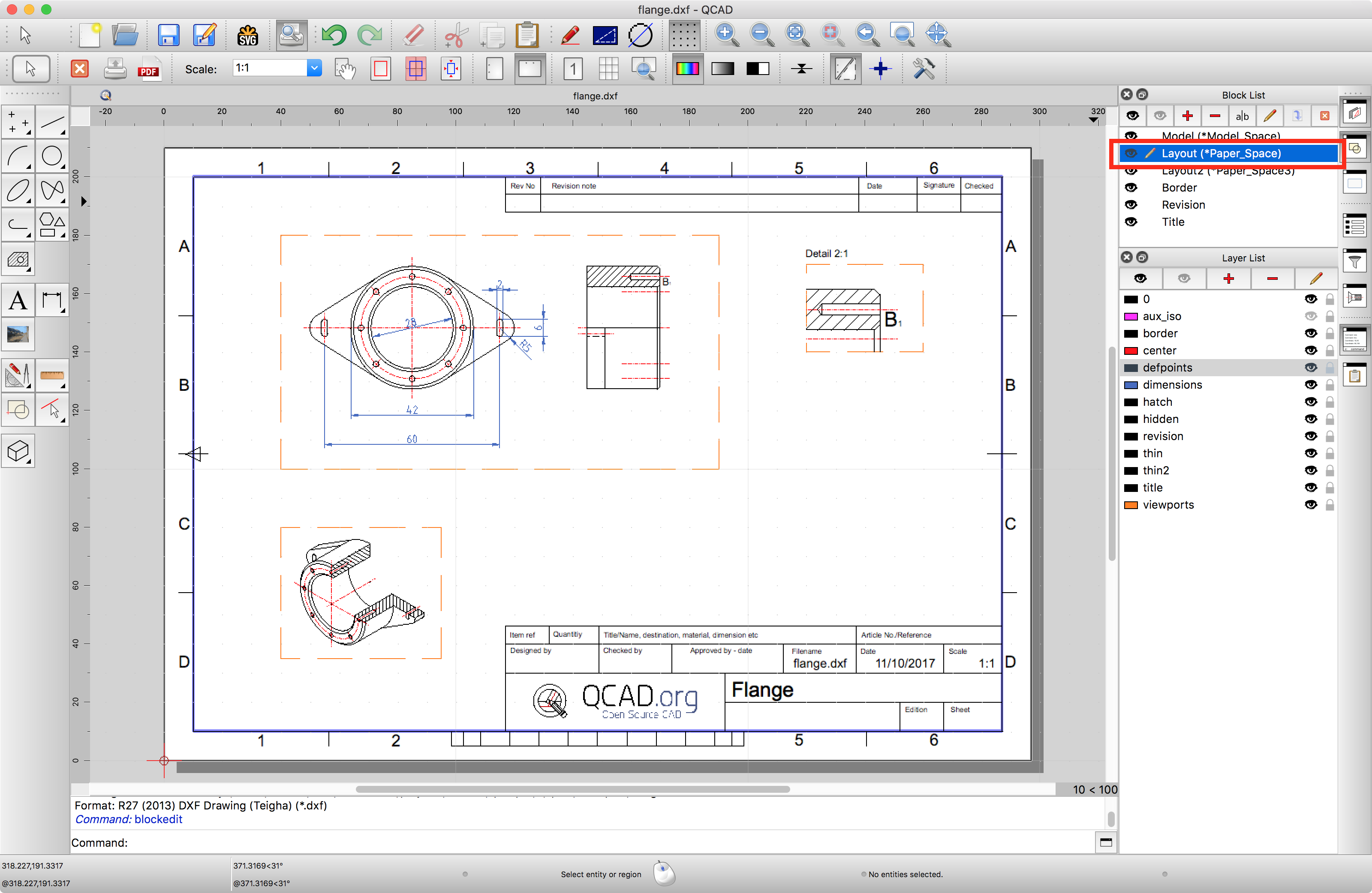 3200x2084 Qcad - Layout Drawing