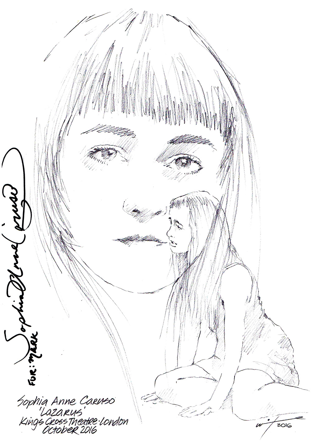 1000x1430 Drawing Sophia Anne Caruso In Lazarus Chicanepictures - Lazarus Drawing