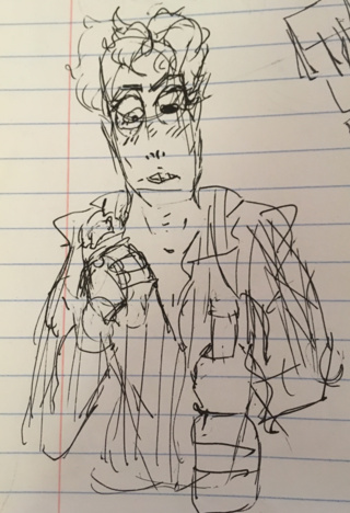 320x468 I Saw Lazarus A While Ago N I Attempted To Draw Tommy Having Gin - Lazarus Drawing