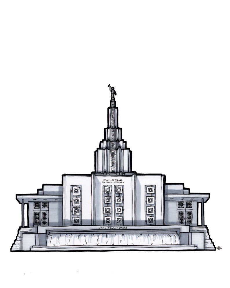 Lds Temple Drawing at Explore collection of Lds
