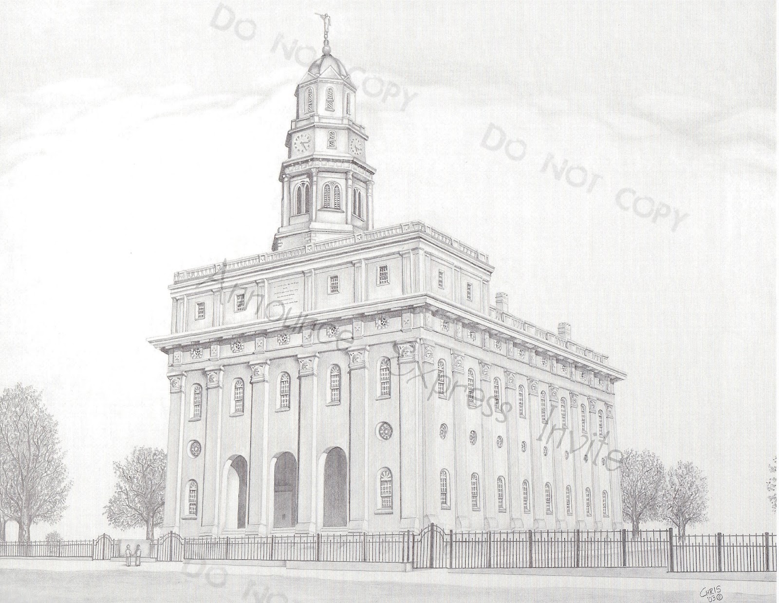 1600x1238 a pocket full of lds prints temple drawings - Lds Temple Drawing