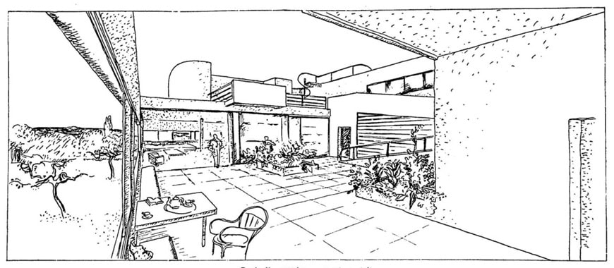 870x380 le corbusier - Le Corbusier Drawings