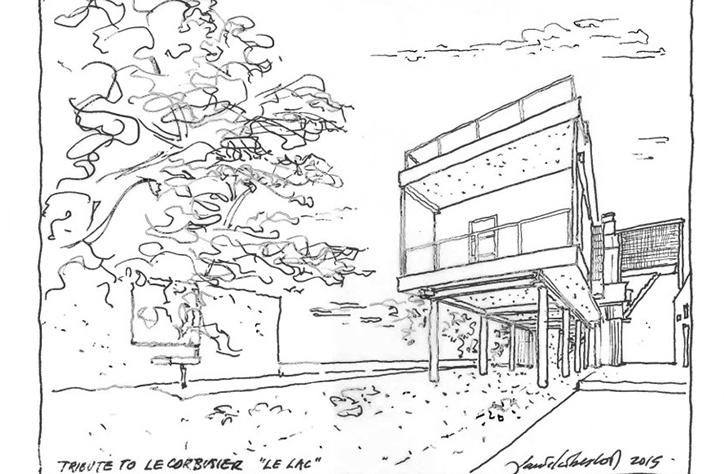 724x474 zaha hadid and daniel libeskind vie to put their stamp on le - Le Corbusier Drawings