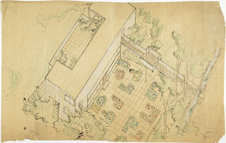 766x485 a world or drawings art and architecture exhibition le - Le Corbusier Drawings